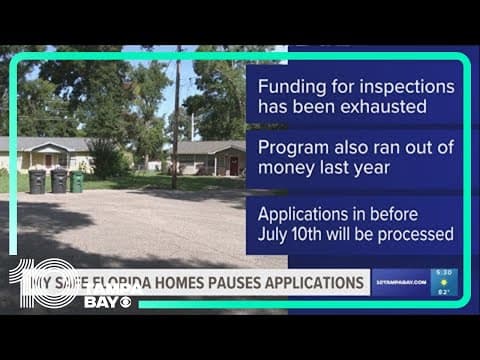 Funds for My Safe Florida Home Program dry up 2 weeks after applications open