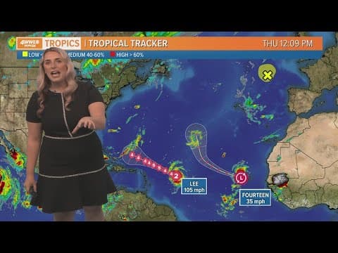 Hurricane Lee expected to strengthen to a Category 5 this weekend, path avoids Caribbean Islands