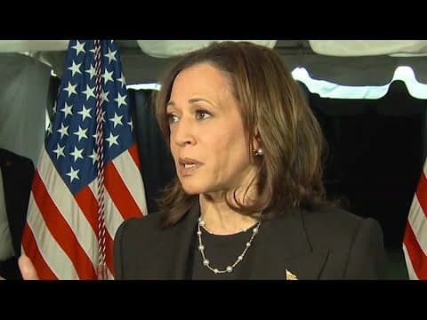 Kamala Harris on her message to pro-Palestinian voters after killing of Yahya Sinwar
