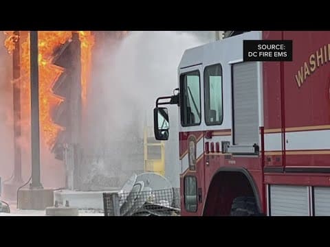 Pepco plant fire sends black smoke billowing into the air