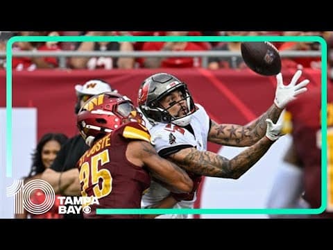 Bucs Wrap: Buccaneers rout Commanders 37-20 to spoil Jayden Daniels' debut