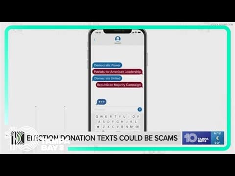 No, political texts asking for donations don't always give money to candidates