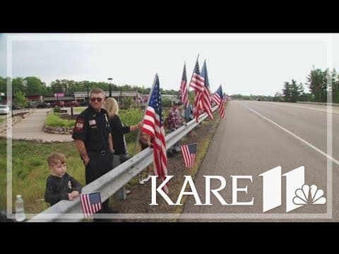 Officer Jake Wallin remembered at public memorial service in Pequot Lakes