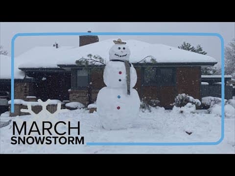 How did the City of Denver handle Colorado's March snowstorm?