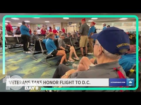 Local veterans head to DC aboard Honor Flight