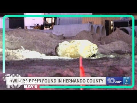 How a World War II-era bomb ended up in the Tampa Bay area