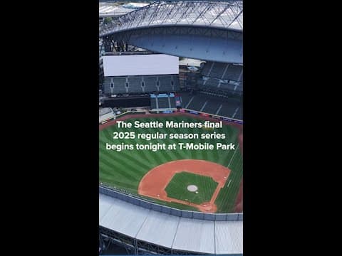 Seattle Mariners' final 2025 regular season series begins Friday at T-Mobile Park