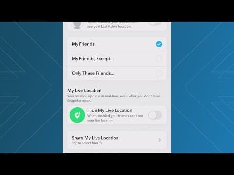 Here's how to keep from being tracked on Snapchat