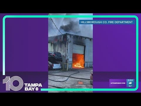 3-alarm fire at Riverview warehouse contained