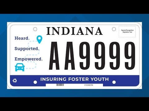 License plate supporting foster children needs boost to stay on Indiana roads