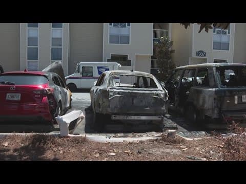 Fiery incident at River Ridge parking lot
