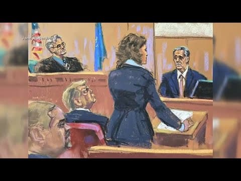 Former President Donald Trump 'hush money' trial update: Former attorney Michael Cohen takes stand