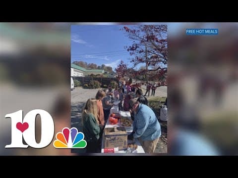 'Free Hot Meals' connects Hurricane Helene victims to warm meals in their area