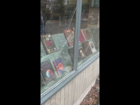Vandals bust out store windows, shatter glass doors in Capitol Hill