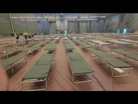 Golden Hall shelter in Downtown San Diego temporarily closed due to roof leak