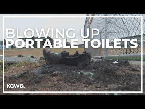 Search for suspect blowing up portable toilets in Seattle area