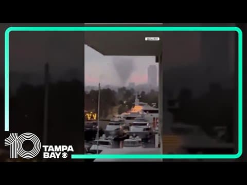 Apparent #tornado moves through Fort Lauderdale #shorts