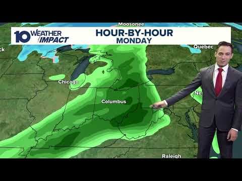 Columbus, OH weather forecast: Warmest day of the week; heavy rain arrives this afternoon