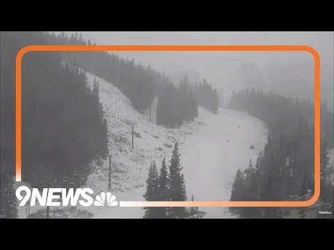 Snow falls in Colorado's mountains as dangerous cold front arrives