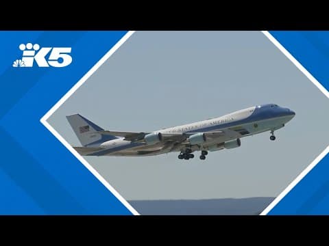 President Joe Biden departs from Seattle-Tacoma International Airport