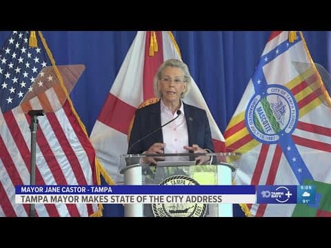 'The devastation lingers': Castor says hurricane victims will 'not be forgotten' in Tampa's State of