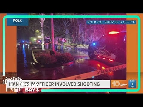 Officers on leave after shooting man wielding knife in Polk County