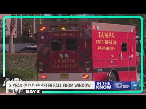 3-year-old girl dies after falling from open window at Tampa apartment building