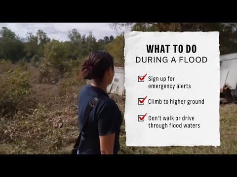 Here's how to stay safe before, during and after a flood