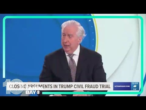 Closing arguments in Trump civil fraud trial