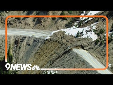 RAW: Loveland Pass closed Monday due to landslide