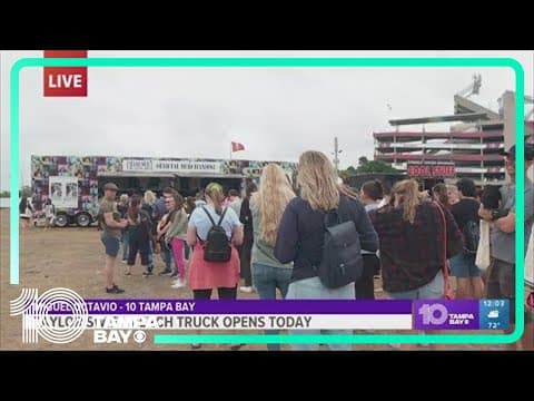 Eras Tour merch on sale the day before Taylor Swift comes to Tampa