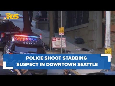 Stabbing suspect shot by Seattle police officer in critical condition