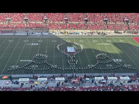 Ohio State Marching Band celebrates Dr. Seuss with 'Oh, the Places You'll Go'