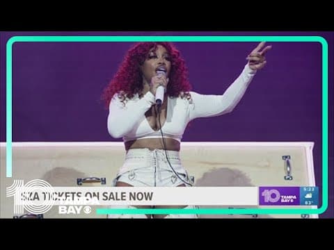 SZA to perform in Tampa in September