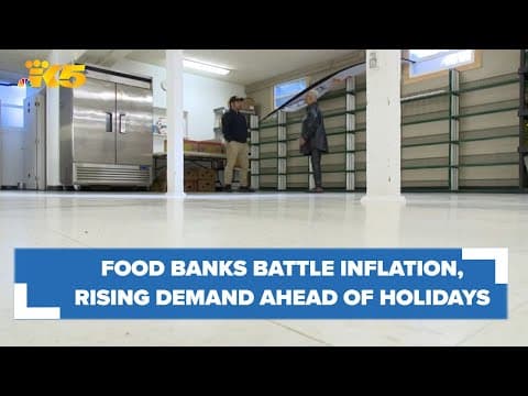 Inflation impacting western Washington food banks before busy holiday season