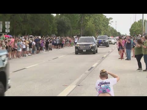 Houston residents line streets to honor rodeo star killed in Central Texas floods