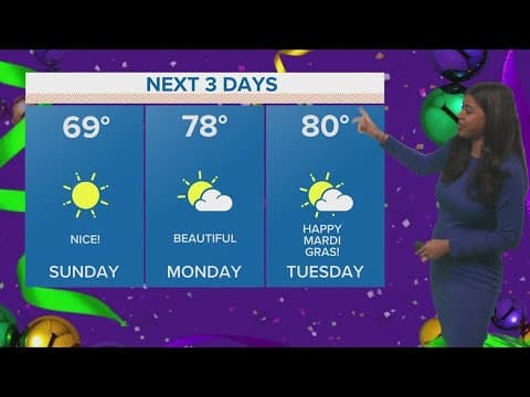 Chilly today but a warming trend begins on Sunday