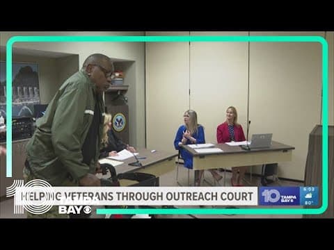Veterans in Tampa Bay area get fresh start through outreach court