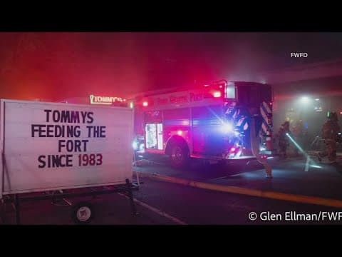 Longtime North Texas burger restaurant catches fire