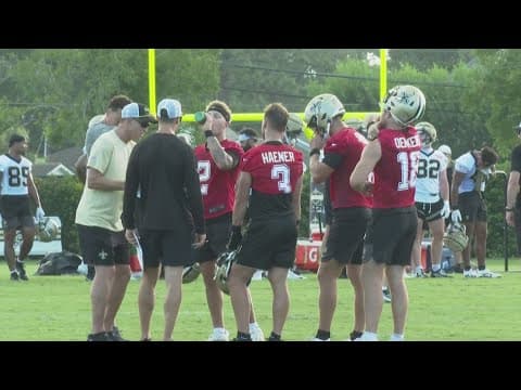 Saints post practice interviews