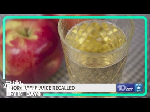 More apple juice recalled from Walmart, Aldi stores across the country
