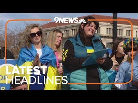 Latest headlines | Ukraine supporters rally at Colorado State Capitol 2 years since Russian invasion