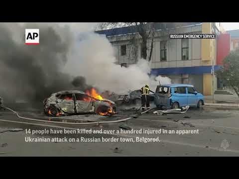 14 dead in bombardment of Russian border town