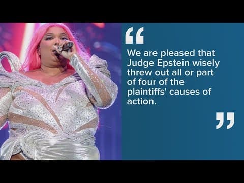 Judge allows sexual harassment lawsuit against Lizzo to advance to trial