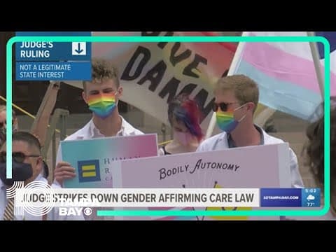 Judge throws out gender-affirming care ban for minors