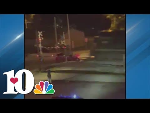 Man arrested after train hits car stopped on tracks in Bluff City