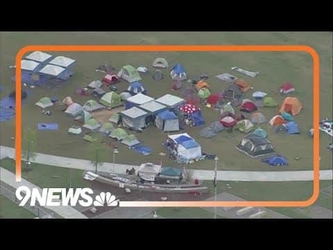 Protests continue Monday on Auraria campus in Denver