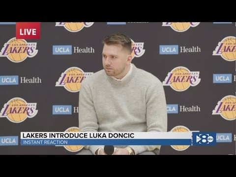 INSTANT REACTION: Lakers introduce Luka Doncic