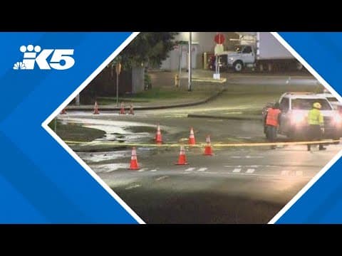 BREAKING: Water main break in Crown Hill