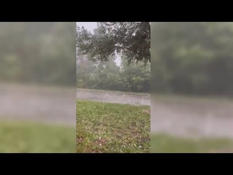 Strong storms bring hail, wind to East Tampa